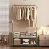Perchero Simple de Pie para Uso en Casa, Perchero Móvil para Ropa y Bolsos junto a la Cama del Dormitorio, Perchero