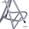 Taburete Plegable de Balcón Silla de Bar Taburete Alto Portátil Taburete para Mostrador con Reposapiés Metabo