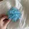 Pinza para el Cabello de Malla a Cuadros con Flor para Niña Dulce para Mujer, Pinza Suave para el Cabello para Media Recogida en la Parte Trasera de la Cabeza, Nuevo Accesorio para el Cabello 2026