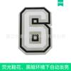 Cross-border Luminous Letter Shoe Flower Shoe Flower Shoe Fivela PVC Soft Rubber Acessórios Acessórios Explosão no exterior
