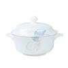 Vajilla de cerámica Jingdezhen de porcelana de hueso, vajilla para el hogar de lujo ligero, tazón, plato, tazón para arroz, tazón para fideos, tazón para sopa, regalo de inauguración de la casa, tazón