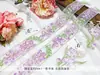 Encaje Glicina Iris Accesorios Bordado Pesado Bordado Manga Cuello Dinastía Han Borde de Cortina de Organza DIY