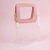 Bolsa de Almacenamiento para Brochas de Maquillaje de Belleza Bolsa Transparente de PVC Regalo Bolsa de Regalo de Navidad Bolsa Simple para Almacenamiento de Herramientas de Maquillaje