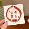 Pulsera de Estilo Étnico del Festival del Bote del Dragón con un Toque de Lujo, Pulsera de Hilo Chino de Cinco Colores, Pulsera Artesanal de Nicho Estilo Tíbet al por Mayor