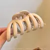 Pinza de tiburón grande coreana para el cabello, accesorio simple para recogido en la parte trasera de la cabeza, pinza de pelo de alta gama para mujer