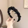 Elegante Diadema Antideslizante con Dientes Envueltos en Tela Estilo Chanel para Mujer, Nuevo Modelo 2026, Pinza para el Cabello de Peine de Gama Alta