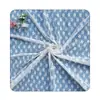 Tejido Jacquard de Encaje de Flor de Ciruelo Pequeña con Patrón Ondulado de Poliéster y Spandex para Ropa Interior Femenina Base Encaje de Malla Especial de Moda Tejido de Malla
