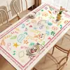Nuevo Estilo Mesa de Lujo Ligero de Gama Alta Impermeable y a Prueba de Aceite Mantel sin Lavado Protector de Mesa Esterilla para Mesa de Café Tela para Mesa de Comedor