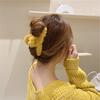 Accesorios para el cabello peludos de otoño e invierno coreanos Clip para el cabello de otoño Horquilla Clip para la cabeza trasera de niña Clip grande para el cabello Clip de tiburón