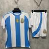 Uniforme de entrenamiento de la selección nacional argentina 24-25B, uniforme de fútbol, camiseta infantil, ropa infantil, adulto, 16 yardas, 3XL