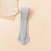 Medias Panty para Niños Temporada de Primavera y Otoño Leggings de Pierna Drapeada para Niñas Transpirables Abiertos Pantalones de Bebé Cintura Alta