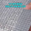 Fabricante de red de sombreado solar de papel de aluminio, encriptada y engrosada con bordes perforados, para uso en casas, patios, techos exteriores, balcones y cocheras