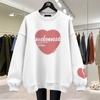 2024 Outono e Inverno Novo forro de lã engrossado gola redonda moletom manga comprida estilo coreano plus size Top mesmo estilo para meninos e meninas