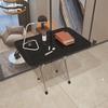 Mesa dobrável para uso doméstico Mesa de jantar simples Mesa de jantar Mesa pequena Aluguel de casa Mesa de estudante Mesa de estudo simples para área externa