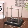 Instrumento de Movimiento Perpetuo Billar Newton Cuadrado Adornos Pequeños Significativos de Alta Gama Decoración de Escritorio de Oficina Adornos Regalos para Estudiantes