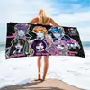 Halloween Dterol Monster High School Ls Toalla de Playa Toalla de Playa Poliéster Completo Nshigh Muñeca Transfronteriza Mo