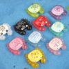 Tortuga Luminosa de Dibujos Animados Linda Mini Tortuga Modelo de Animal Adornos Micro Paisaje Muñeco de Escritorio Juguete