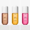 Botella de Body Spray Personalizada de Hombro Plano de 240 ml, Botella de Spray para Perfume Transparente PET de 100 ml, Botella de Spray Hidratante