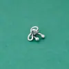 Plata de Ley S925 Estilo Ins Colgante de Lazo Sólido Accesorios de Pulsera Princesa Fugitiva Pulsera de Perlas y Cristal DIY