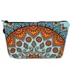 Bolsa de Maquiagem com Padrão Mandala Impresso Transfronteiriça da Amazon Clutch Feminina Bolsa de Armazenamento de Viagem Multifuncional