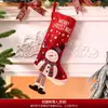 Decoraciones colgantes de calcetín de Navidad 2027 nuevo estilo nórdico adorno colgante para manija de puerta bolsa de regalo de dulces para niños
