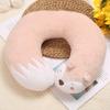 Almohada de cuello para niños en stock transfronteriza almohada de cuello de dibujos animados almohada de cuello de vellón de coral almohada de cuello almohada de cuello de viaje almohada de descanso