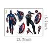 Adesivos Marvel 3D Vingadores Através da Parede Hulk Adesivos de Parede Sala de Estar Quarto Adesivos Decorativos de Parede Adesivos
