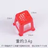 Taburete Mini Simulado Taburete de Plástico Juguete Casa de Muñecas Cuadrado Retro Taburete Accesorios Adornos Silla Juguete de Comida Miniatura