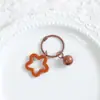 Chaveiro Pingente Estrela de Cinco Pontas Colorido em Acrílico Decoração de Case de Fone de Ouvido Dopamina Estilo Fresco Decoração de Bolsa de Casal