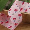 Cinta con estampado de frutas de doble cara para niños, lazo para el pelo, accesorios para ropa, zapatos y sombreros, cinturón decorativo de juguete