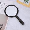 Espejo de Maquillaje Transparente de Mano Estilo Ins Espejo Simple de Doble Cara Estudiante Mujer Portátil Espejo Pequeño de Mano Espejo con Mango