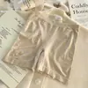 Shorts de Segurança de Modal Anti-Exposição Feminino Verão 2025 Novo Estilo Leggings Duas em Uma Sem Costura Roupa Exterior Leggings