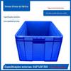 Caixa Plástica Liansheng Azul Espessada Cesto de Plástico com Tampa Caixa de Armazenamento Organizador Material Estrutura Caixa Plástica Grande