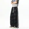 Pantalones rectos de camuflaje para hombre, estilo verano 2026, frescos y ligeros, con un diseño recto que cae con fluidez, pantalones casuales con colores contrastantes