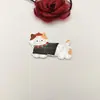 Pinza para el pelo de perro estilo japonés Ambiente Navideño Bufanda de Invierno para Gato y Perro Cachorro Acrílico Lindo Dibujo Animado Pinza para el Pelo