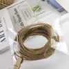 Cuerda de cáñamo creativa Bejana de 5 m para manualidades, cuerda de cáñamo decorativa retro, cuerda de etiquetado al por mayor, cuerda para iluminación, fabricantes de cuerda de cáñamo