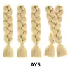 Perucas de Dreadlock de Fibra Sintética para Comércio Exterior Atacadista, Extensões de Cabelo Longo Tingidas em Degradê para Mulheres, Cabelo Trançado, Tranças Africanas Grossas