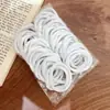 Diadema Estilo Celebridad de Internet Banda de Goma para Mujeres para Atarse el Cabello, Estilo Coreano Alta Elasticidad 50 Piezas