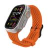 Adequado para apple watch Ultra9876543210 geração se furo de milho pulseira de relógio de silicone respirável novo