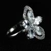 Suministro Transfronterizo de Artículos Pequeños, Anillos de Mariposa Cerrados Estilo Ins, Accesorios, Joyería, Fuente de Artículos para Transmisiones en Vivo de Comercio Exterior R4204