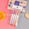 Pluma Fluorescente de Color Degradado Colorida de Alto Valor Colorida Marca Clave Pluma Marcadora para Estudiantes Protección Ocular Marcador de Alta Capacidad