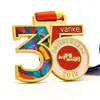 Medalla Metálica Premium Hecha a Medida Aleación de Zinc Esmalte de Dibujos Animados Medalla para Evento Deportivo Medalla de Carrera de Maratón