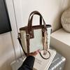 Bolso cubo de textura casual tendencia de diseño nicho primavera 2025 nueva moda para dama bolso bandolera sencillo de hombro
