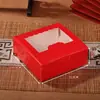 Caja de embalaje Snow mei Niang ventana 246 granos 63-80G caja para pastel de luna caja para tarta de huevo caja de embalaje para postre de grasa de nieve