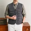 Chaleco acolchado para hombre de otoño e invierno, engrosado, a prueba de viento, transpirable, para deportes al aire libre y ocio, disponible en tallas grandes