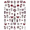 Nuevos en Stock Venta al por Mayor Pegatinas para Uñas Serie 3D en Relieve Ins Lindos Dibujos Animados Adhesivas Calcomanías para Uñas Graffiti
