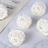 Pelota Takraw Color Madera Blanco Pelota Takraw Juguete Mascota Loro Ratán Pelota Takraw Aromaterapia Pelota Takraw Fragancia Flor Seca