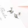 Estilo Coreano Nueva Moda Dedo Acero de Titanio Gama Alta Pendientes para Mujer Venta Caliente Transfronteriza Ebay Punk Alternativo Pendientes para Hombre