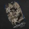 Camiseta de manga larga tipo dos piezas con estampado de letras desgastadas para hombre, corte holgado, estilo primavera/otoño, moda urbana, top lavado con cuello redondo