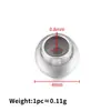 Aço Inoxidável Galvanizado a Vácuo que Preserva a Cor Silicone Contas de Posicionamento Ajustáveis Acessórios para Pulseira Colar Artesanal DIY Contas Espaçadoras